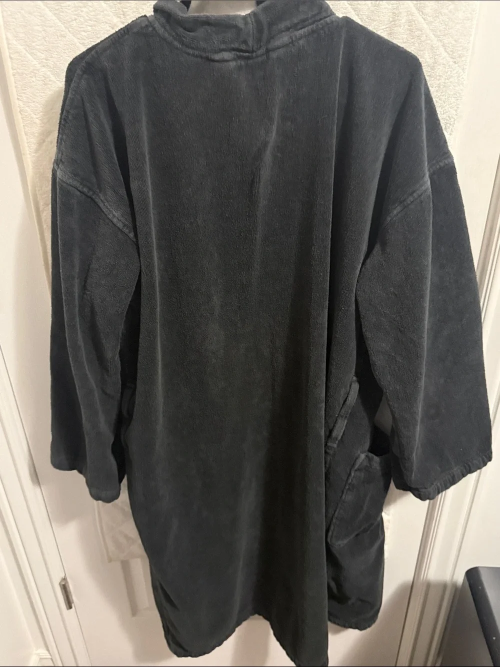 Polo by Ralph Lauren Black Robe with Red Pony Embroidery